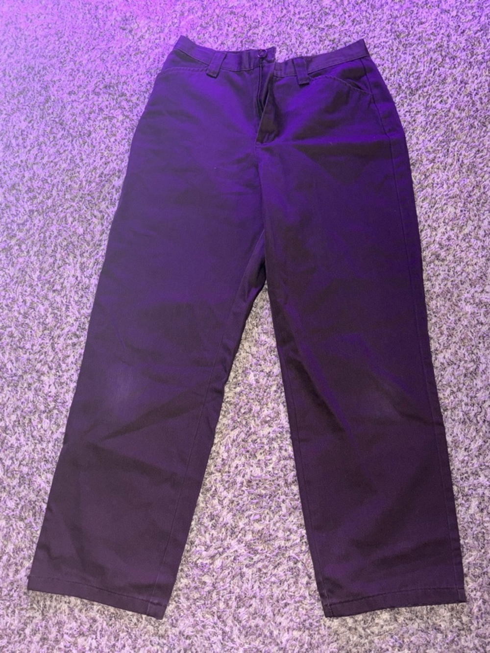 Riders by Lee Straight-Leg Chinos in Purple